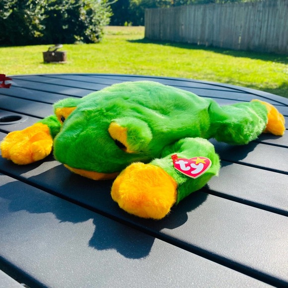 Ty Beanie Babies Smoochy The Frog - Picture 2 of 5